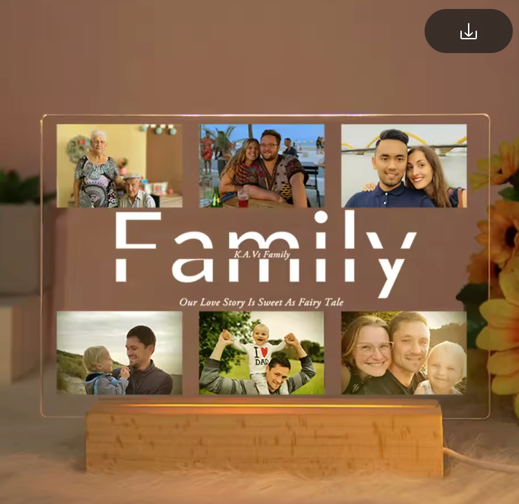 Family Glow Keepsake